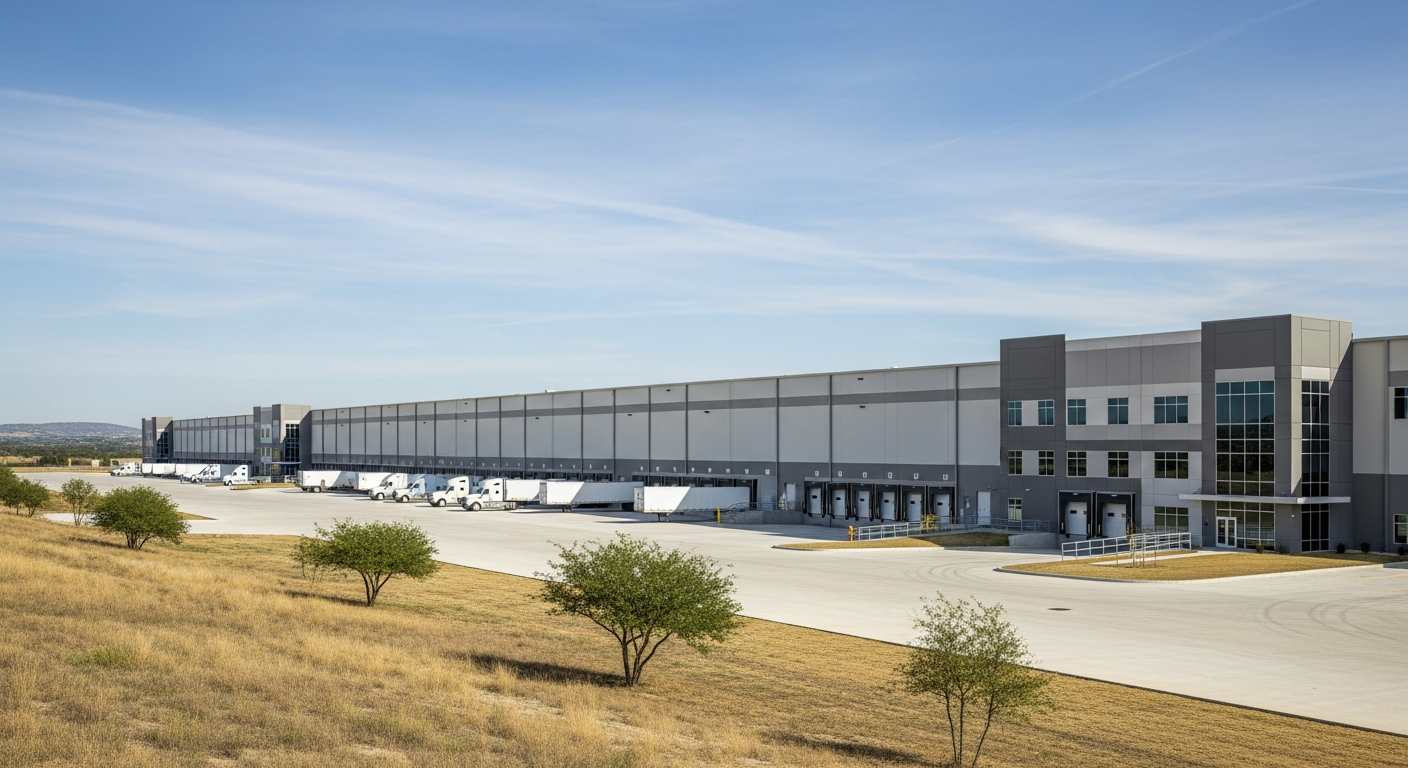 Logistics facility exterior